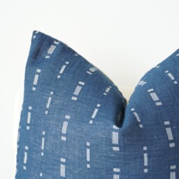 Blue Navy Indigo Pillow Cover - thumbnail 2