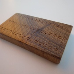 End-Grain Teak Wood Handmade Jigsaw Puzzle - thumbnail 3