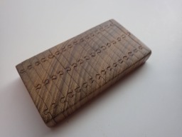 End-Grain Teak Wood Handmade Jigsaw Puzzle - thumbnail 1