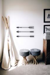 Arrows Set Of 3 - Hanging Wall Art Figure Decor Scandinavian Style Hygge Home Living Room Gift - thumbnail 1