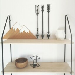 Arrows Set Of 3 - Hanging Wall Art Figure Decor Scandinavian Style Hygge Home Living Room Gift - thumbnail 3