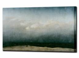 Monk By The Sea, Caspar David Friedrich, Canvas Art Print Home Decor Romanticism Wall Print, Ready To Hang - thumbnail 1