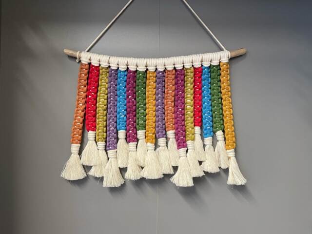 Macrame Wall Hanging - Home Decor Housewarming Gift Decor - image 1