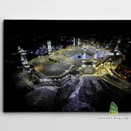 Islamic Canvas Art Kaaba Mecca Mosque Islam Wall Religion Print Picture Home Decor -D201 - thumbnail 2