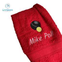 Bowls Towel - Personalised Face Cloth/Hand Bath Boules Bowles - thumbnail 3