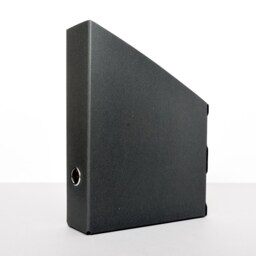 A4 Standing File Holder, Natural Craft Design, Cardboard Magazine Holder With Finger Hole, Document Made in Germany - thumbnail 2