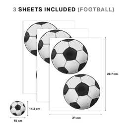 Little Kick Football Nursery Wall Stickers - thumbnail 4