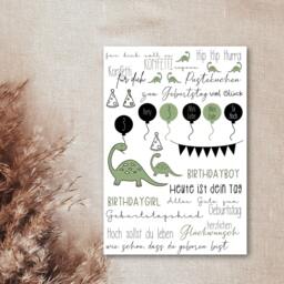 Candle Tattoos Various Motifs - Water Slide Film Decorating Candles Birthday Children's Birthday - thumbnail 2
