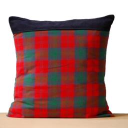 Red Flannel Plaid & Navy Corduroy - thumbnail 3