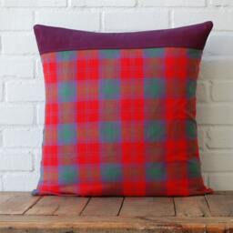 Red Flannel Plaid & Navy Corduroy - thumbnail 2