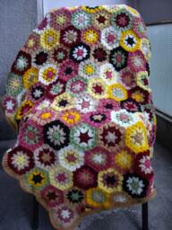 Granny Square Crochet Blanket Baby Crib