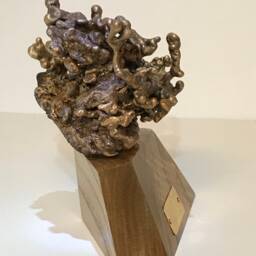 "Bronze Sculpture ""Face in Bubbles" - thumbnail 4
