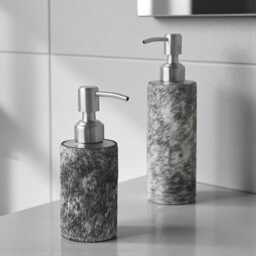 Boho Soap Dispenser Luxury Lotion Bottle With Horse Hair, Unique Bathroom Decor - thumbnail 3