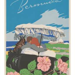 Bermuda Print Caribbean Island Vintage Travel Poster - thumbnail 2