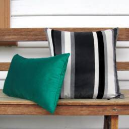 Made To Order Emerald South Beach Outdoor Velvet Cushion Cover - thumbnail 3