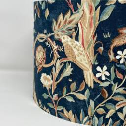 Melsetter Drum Lampshade in A William Morris Design - thumbnail 3