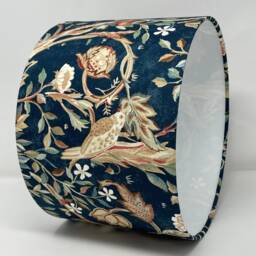 Melsetter Drum Lampshade in A William Morris Design - thumbnail 2