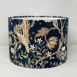 Melsetter Drum Lampshade in A William Morris Design - thumbnail 1