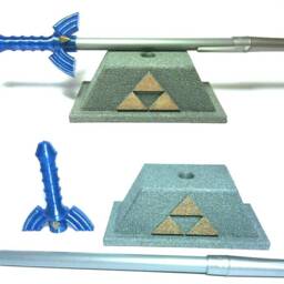 Zelda Master Sword Pen - Masterpen & Pedestal Legend Of Botw Totk - thumbnail 2