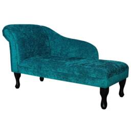 Handmade Teal Chaise Longue - thumbnail 1