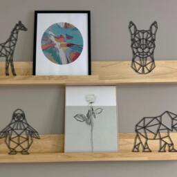 Geometric Penguin - Wall Art Hanging Decoration Home Decor Black Printinghive - thumbnail 3