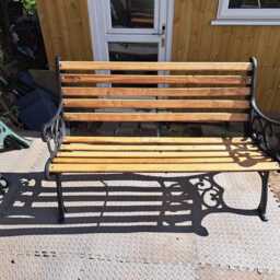 Rustic Oak Garden Bench Slats 9No 55mm & 3No 35mm X 4Ft Hardwood Seat Solid - thumbnail 4