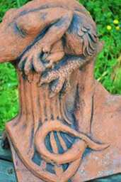 Dog Gargoyle Roof Finial 90 Degree Angled Ridge Tile ?? - thumbnail 2