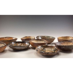 A Hand Pinched Wood Fired Bowl By Jenny Mendes - Flower Child - thumbnail 2