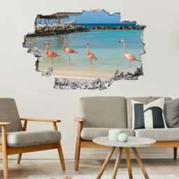 Flamingo Bird Wall Decal Sticker Mural Poster Print Art Home Office Decor Da2 - thumbnail 2