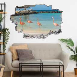 Flamingo Bird Wall Decal Sticker Mural Poster Print Art Home Office Decor Da2 - thumbnail 1