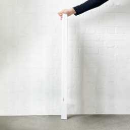 Porta??? Rectangular Wall Mirror With Hinges & White Minimalist Frame - thumbnail 3