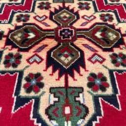 2.10x4.7 Ft, Afghan Handmade High Pile Wool Entrance Welcome Rug, Kids Room/Dorm Area Fantastic Rug - thumbnail 2