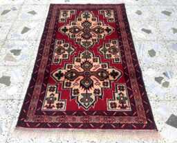 2.10x4.7 Ft, Afghan Handmade High Pile Wool Entrance Welcome Rug, Kids Room/Dorm Area Fantastic Rug