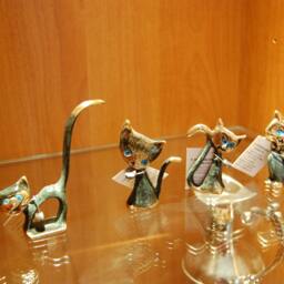 Brass Cat, Bronze Art, Gift Ideas, Handmade Figures, Cat Figure, Home Decor - thumbnail 2