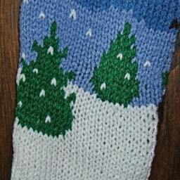 Personalized Hand Knitted Christmas Stocking - thumbnail 3