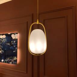 Egg Pendant Lamp Modern Hanging Chandelier, Dining Room Lighting - thumbnail 3
