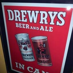 Drewry's Canada Ale in Cans Beer Bar Framed Advertising Print Man Cave Sign - thumbnail 2