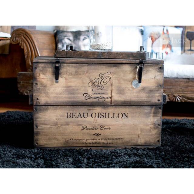 "Wooden Box, Freight Chest, Table, Storage Box ""Bo Oisillon" - image 1