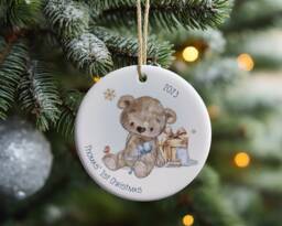 Personalised Christmas Decoration - Tree Bauble