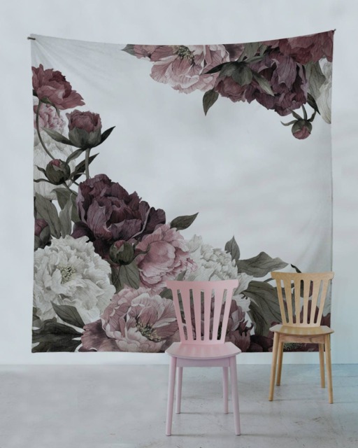 Classic Peonies - Wall Tapestry Tapestry Hangings Wanderlust Bohemian Home Decor Dorm T#36 - image 1