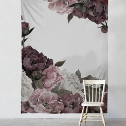 Classic Peonies - Wall Tapestry Tapestry Hangings Wanderlust Bohemian Home Decor Dorm T#36 - thumbnail 2