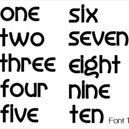 Modern Acrylic House Number Sign Floating Wall Or Door Letters - thumbnail 3