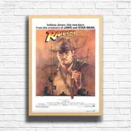 Raiders Of The Lost Ark Print Vintage 80S Movie Poster, Retro Film Wall Art - thumbnail 3