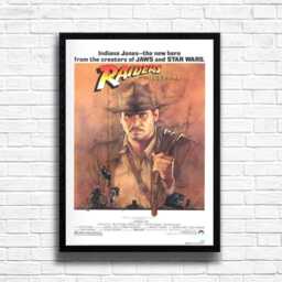 Raiders Of The Lost Ark Print Vintage 80S Movie Poster, Retro Film Wall Art - thumbnail 2