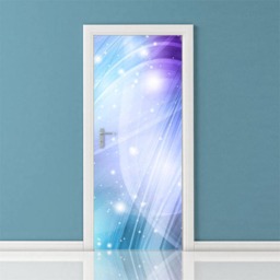 Abstract Art Wall Decal, Door Sticker, Mural, Fantasy Living Room Bedroom Home Decor, Decor Mural - thumbnail 2
