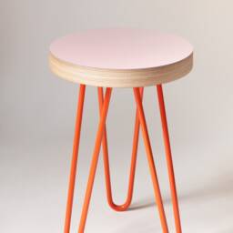 Lilac Table Memphis Milano Inspired Side Table Bedside Plant Stand Coffee Table. Available in 8 Colours - thumbnail 2