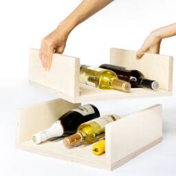 Stackable & Modular Bottle Rack For Wine Cava. Organize Your Bottles With Style Versatility, Adjust Its Design To Liking The Celler2 - thumbnail 4