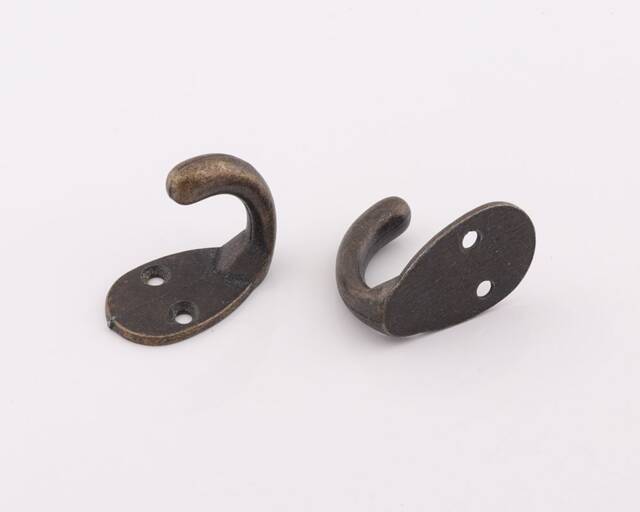 4Pcs 30mm Vintage Bag Hooks???bronze Clothing Hook, Bronze Coat Hangers ???rustic Rack, Bathroom Hook , Standing Coat Rack, Towel Hook - image 1