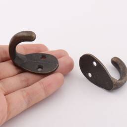 4Pcs 30mm Vintage Bag Hooks???bronze Clothing Hook, Bronze Coat Hangers ???rustic Rack, Bathroom Hook , Standing Coat Rack, Towel Hook - thumbnail 3