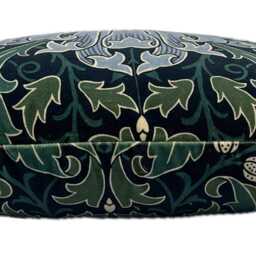 William Morris Helena Velvet Indigo/Boughs Cushion Cover Pillow Home Interior Deco - thumbnail 3